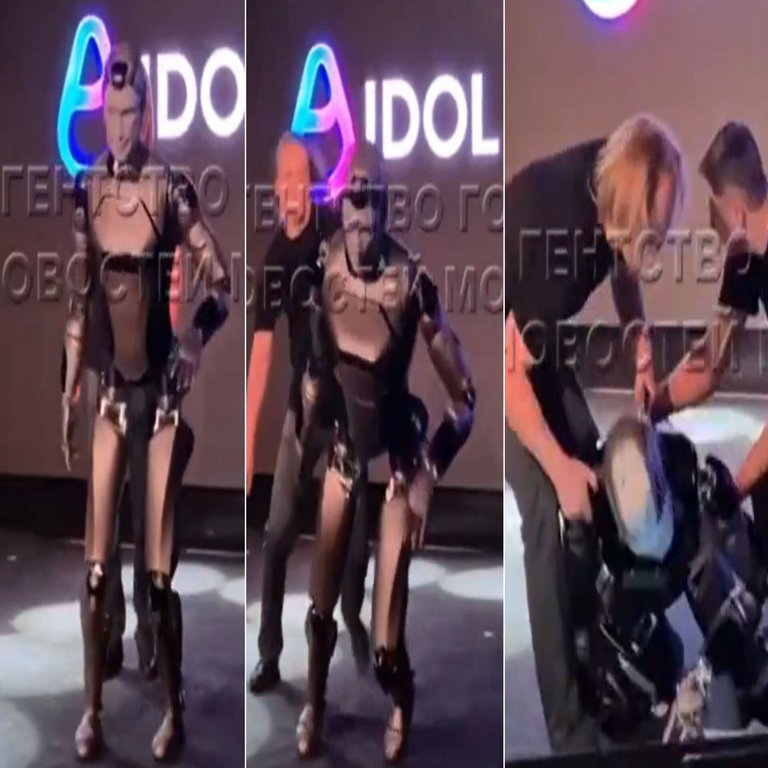El robot humanoide ruso de primera generación sufre una caída en su presentación inicial y provoca controversia. El robot humanoide ruso de primera generación sufre una caída en su presentación inicial y provoca controversia.