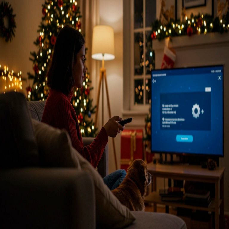 Optimización de la decoración navideña del hogar mediante la integración estratégica de dispositivos electrónicos