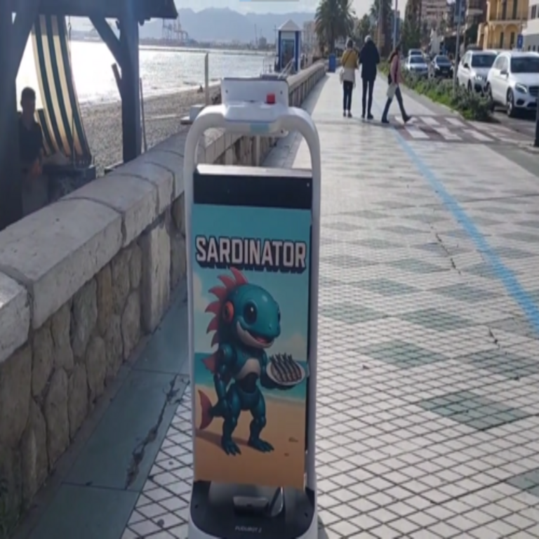 Un establecimiento de restauración en Málaga implementó el despliegue operativo de su robot Sardinator hasta la intervención de las autoridades policiales Un establecimiento de restauración en Málaga implementó el despliegue operativo de su robot Sardinator hasta la intervención de las autoridades policiales