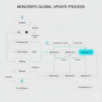 Ejemplo del procedimiento para introducir cambios globales en un gran monorepositorio. Ejemplo del procedimiento para introducir cambios globales en un gran monorepositorio.