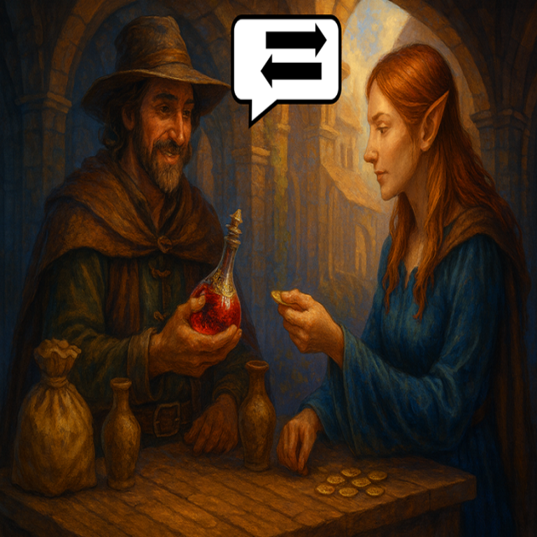 Inteligencia basada en redes neuronales para personajes no jugables: Intercambio comercial entre dos NPCs