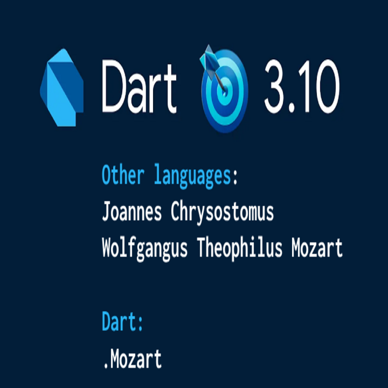 Notación abreviada mediante punto a partir de Dart 3.10 y Flutter 3.38 Notación abreviada mediante punto a partir de Dart 3.10 y Flutter 3.38