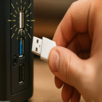 El significado de una entrada USB de color blanco y las razones para evitar su uso. El significado de una entrada USB de color blanco y las razones para evitar su uso.
