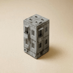 Concepto del cottage ideal: cómodo, económico y tecnológicamente avanzado