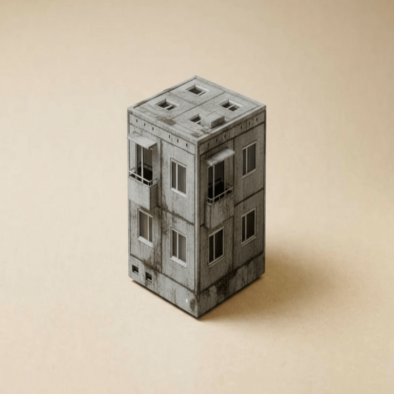 Concepto del cottage ideal: cómodo, económico y tecnológicamente avanzado