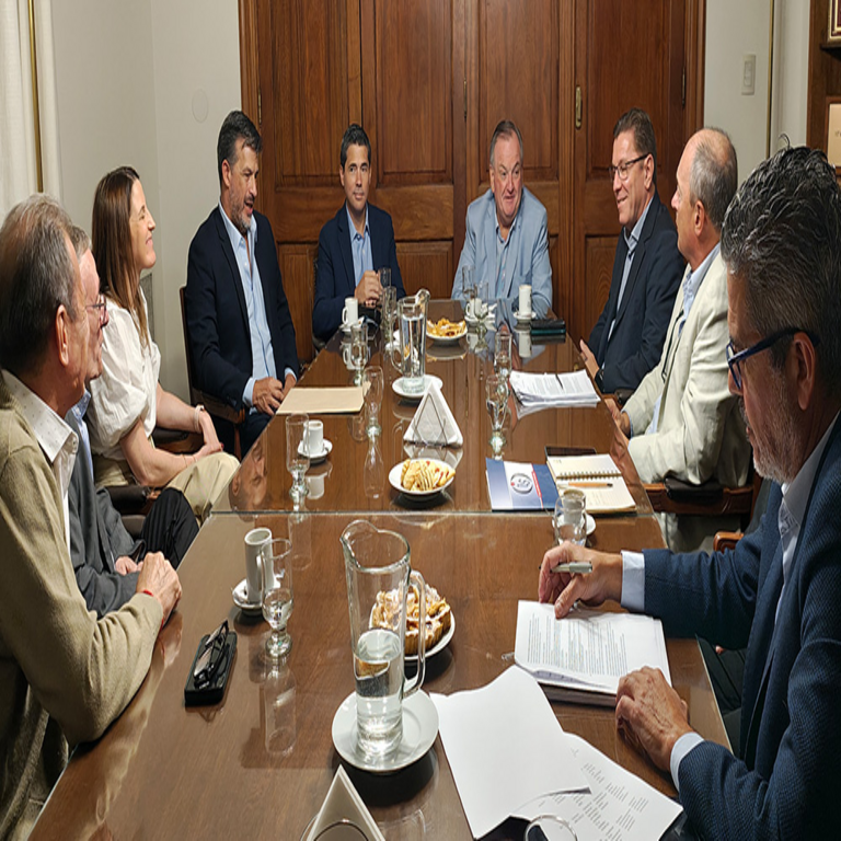 Argentina: Encuentro con autoridades de Santa Fe para fomentar inversiones y el progreso del sector de tecnologías de la información y comunicaciones.