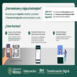 En México, el Instituto Nacional de Migración (INM) presenta un formulario digital destinado a mexicanos que salen del territorio nacional, con el enlace correspondiente y los pasos detallados para su llenado.