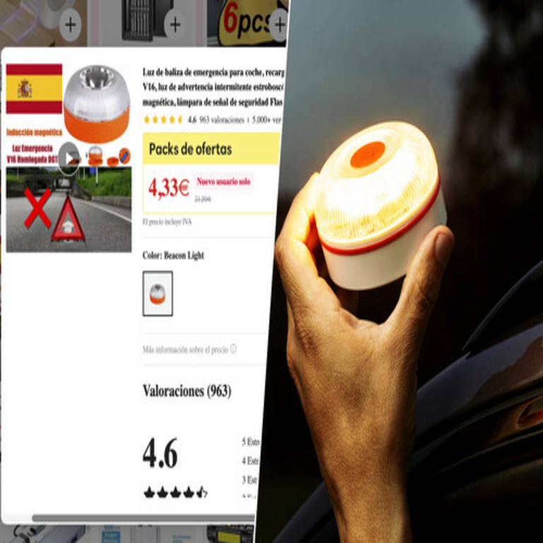 Temu y AliExpress comercializan las balizas V-16 a los precios más competitivos del mercado, y resulta sencillo identificar si se trata de una posible estafa. Temu y AliExpress comercializan las balizas V-16 a los precios más competitivos del mercado, y resulta sencillo identificar si se trata de una posible estafa.