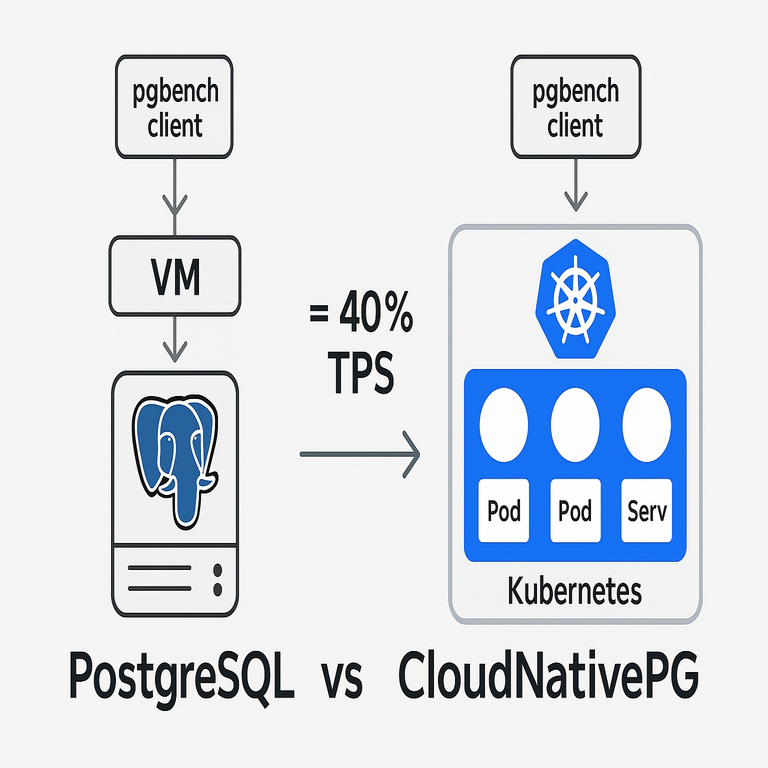 El impacto en el rendimiento de Kubernetes: una comparación entre PostgreSQL nativo y CloudNativePG en Yandex Cloud