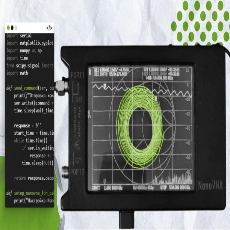 Trabajando con NanoVNA-H4 mediante conexión USB