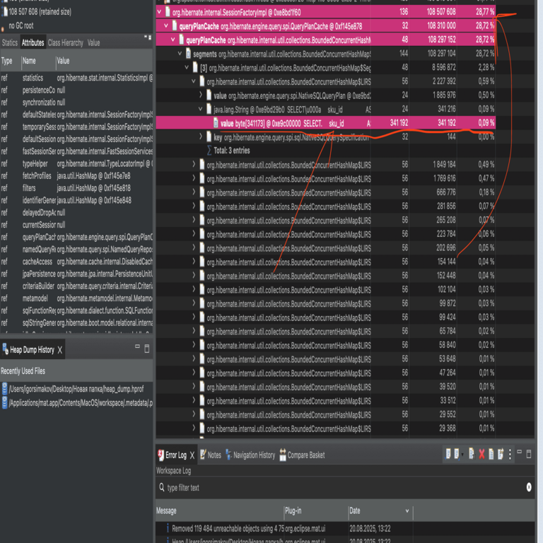 Cómo la cláusula IN (:ids) infló la caché de planes de consulta de Hibernate hasta más de 100 MB y por qué ANY (:ids) rescató el entorno de producción Cómo la cláusula IN (:ids) infló la caché de planes de consulta de Hibernate hasta más de 100 MB y por qué ANY (:ids) rescató el entorno de producción