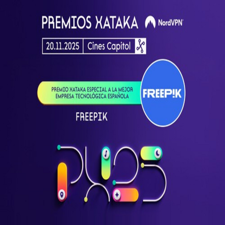 Freepik, galardonado con el Premio Xataka especial como la mejor empresa tecnológica española de 2025: de repositorio de imágenes a competidor de Adobe