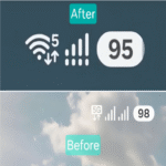En la beta interna de One UI 8.5, se rediseña el ícono de la señal durante el uso de Dual SIM.