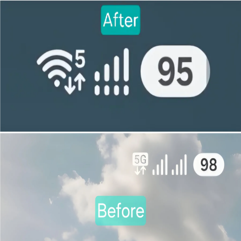En la beta interna de One UI 8.5, se rediseña el ícono de la señal durante el uso de Dual SIM.