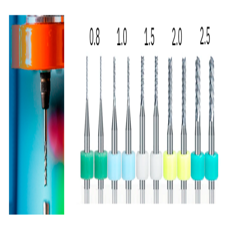 Características de las brocas para placas de circuito impreso