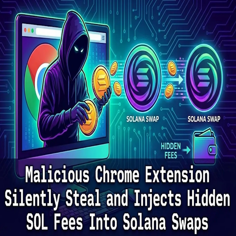 Extensión maliciosa de Chrome que roba de forma silenciosa e inyecta tarifas ocultas de SOL en intercambios de Solana Extensión maliciosa de Chrome que roba de forma silenciosa e inyecta tarifas ocultas de SOL en intercambios de Solana