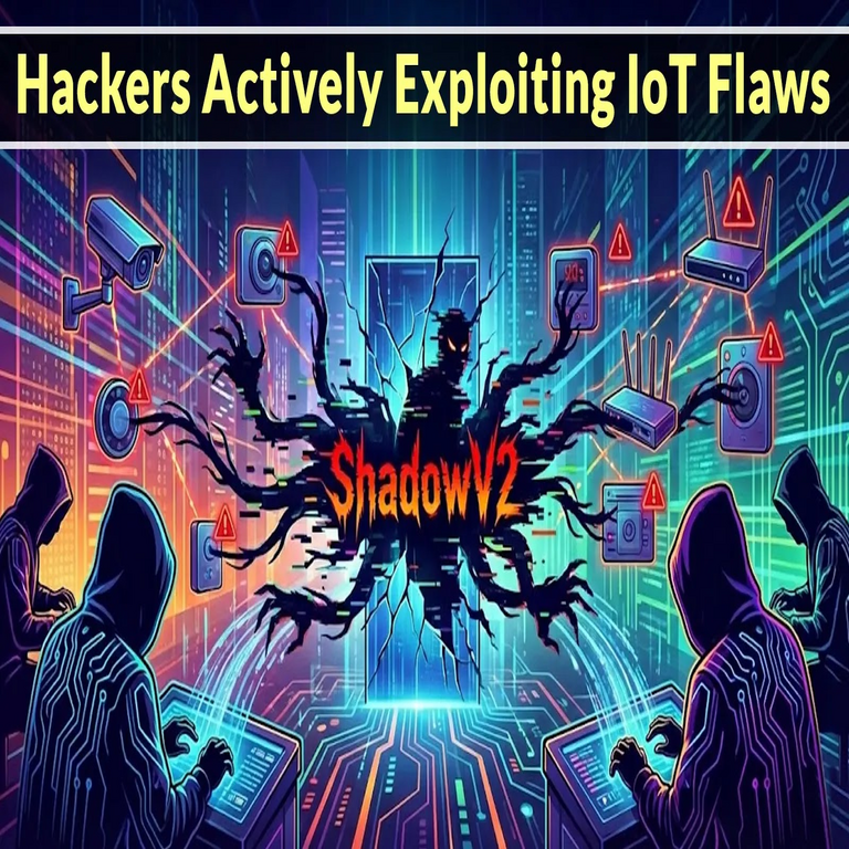 Piratas informáticos explotan activamente vulnerabilidades en dispositivos IoT para implementar el nuevo malware ShadowV2.