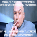 Cómo obtener un contrato de una gran corporación