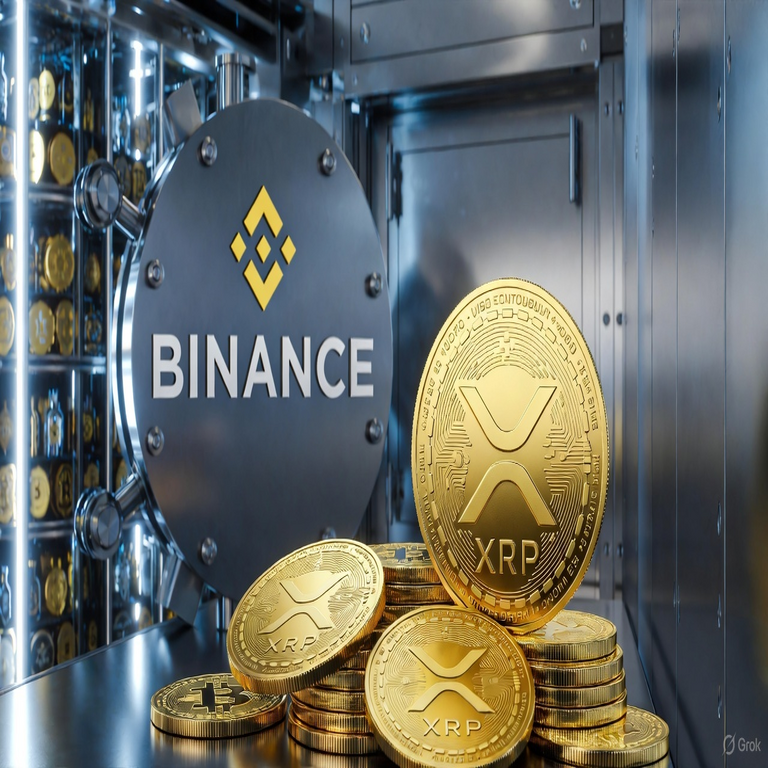 Las reservas de XRP en Binance experimentan una drástica disminución.