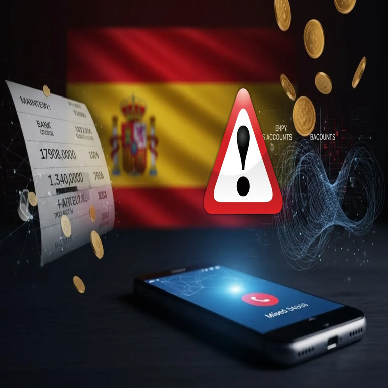 Alerta en España: la estafa que inicia con una llamada perdida y concluye vaciando la cuenta bancaria.