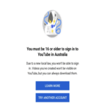 YouTube cerrará sesión para sus usuarios menores de 16 años la próxima semana. YouTube cerrará sesión para sus usuarios menores de 16 años la próxima semana.