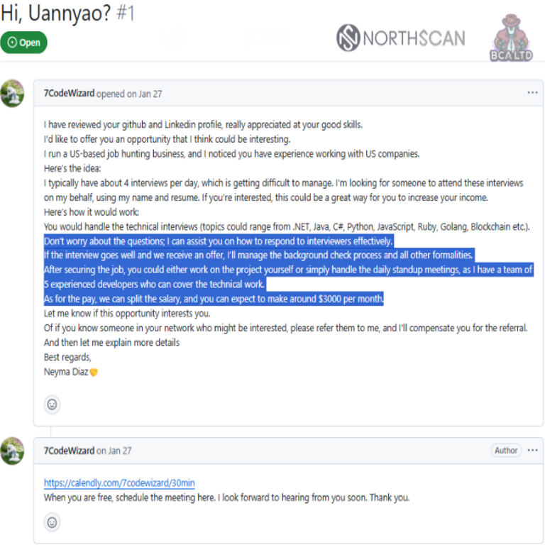 Investigadores detectaron a los trabajadores remotos de TI del grupo Lazarus en operación activa.