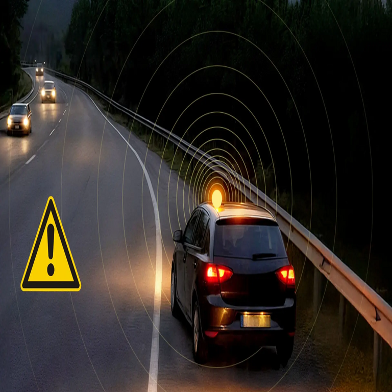 Advertencia sobre las balizas V16 homologadas: un experimento revela que algunas superan los requisitos por un margen mínimo y resultan poco visibles en condiciones viales.