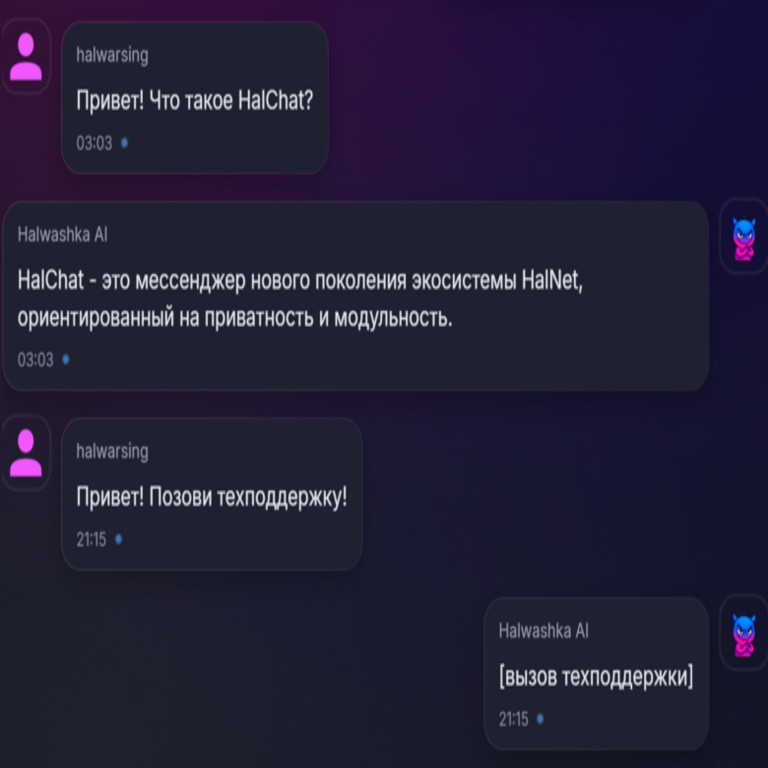 Desarrollo de mi asistente de inteligencia artificial para la ecosistema HalNet