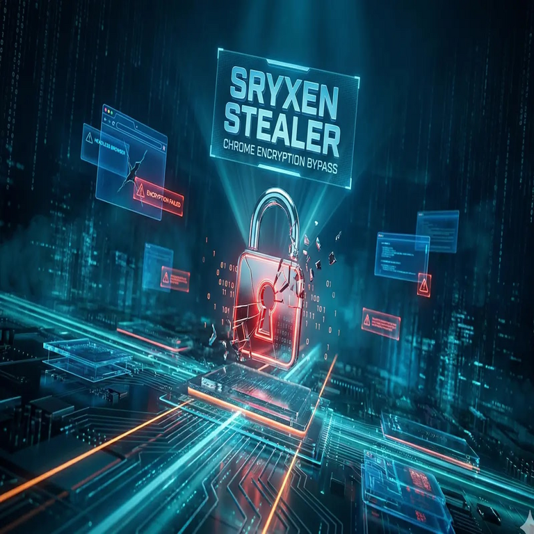 Nuevo stealer ‘Sryxen’ elude la encriptación de Chrome mediante técnica de navegador sin cabeza