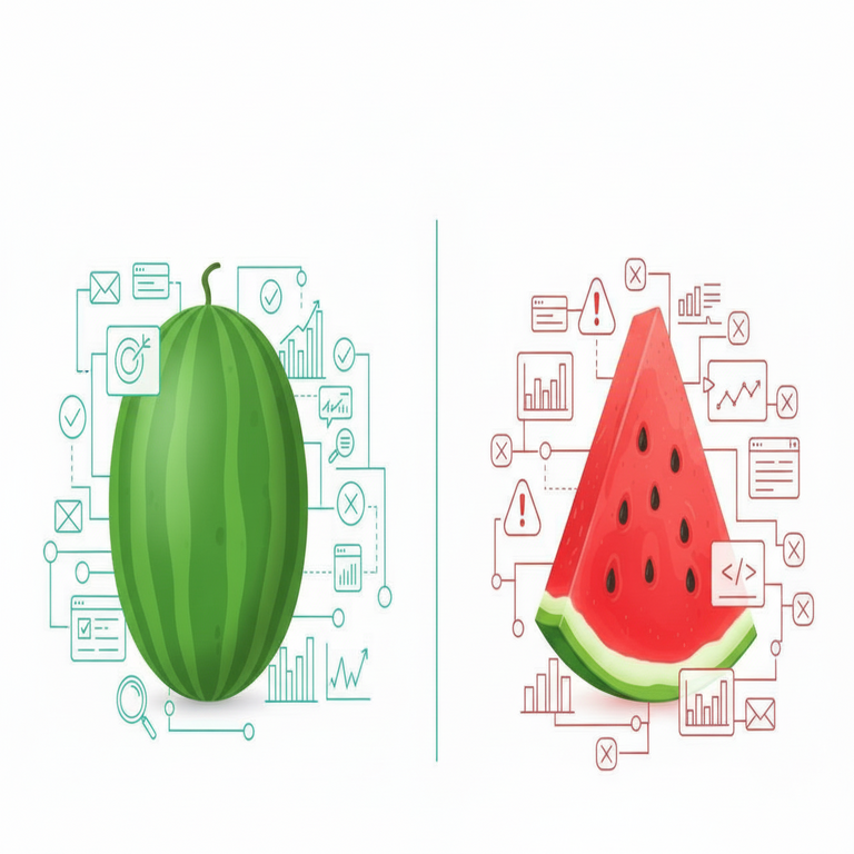 El efecto sandía: no representa una novedad, pero sigue constituyendo un área de crecimiento para la mayoría de los equipos de soporte.