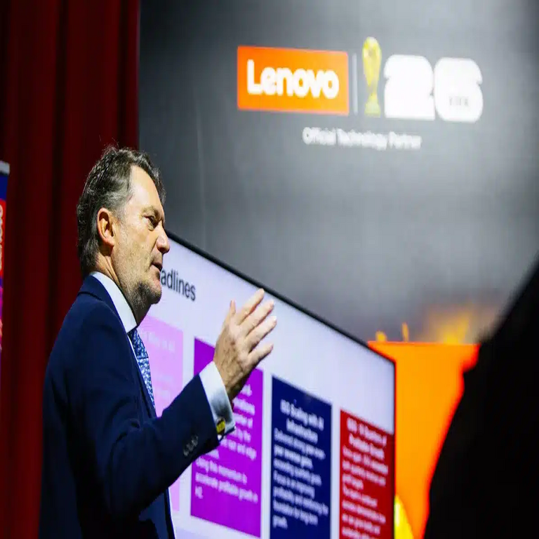 Todas las divisiones de Lenovo registran un crecimiento de dos dígitos, impulsado de manera significativa por la inteligencia artificial.