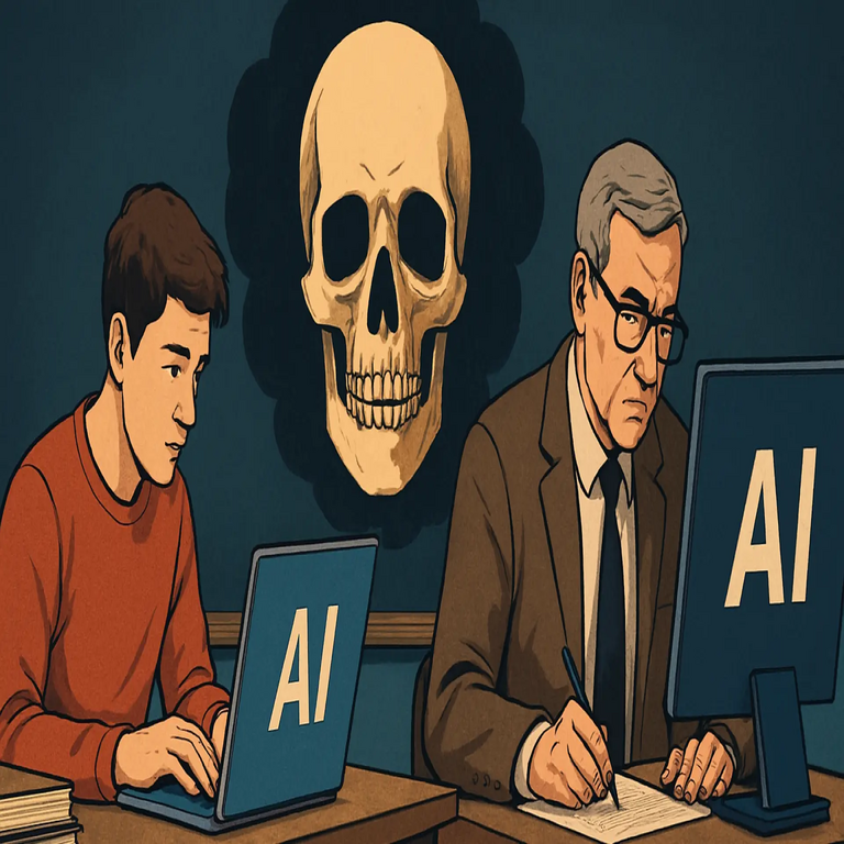 Ronald Purser, académico y escritor: Los estudiantes recurren a la inteligencia artificial para redactar sus trabajos, mientras que los profesores la emplean para evaluarlos. Bienvenidos al ocaso de la universidad.