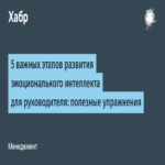 Cinco etapas fundamentales en el desarrollo de la inteligencia emocional para directivos: ejercicios de aplicación práctica
