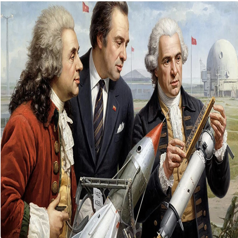 Tsiolkovsky, Newton y Euler en el cálculo del vuelo de un cohete mediante el método de modelado estructural para los más pequeños