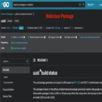 Paquetes maliciosos de Go suplantan la biblioteca UUID de Google para exfiltrar datos sensibles. Paquetes maliciosos de Go suplantan la biblioteca UUID de Google para exfiltrar datos sensibles.