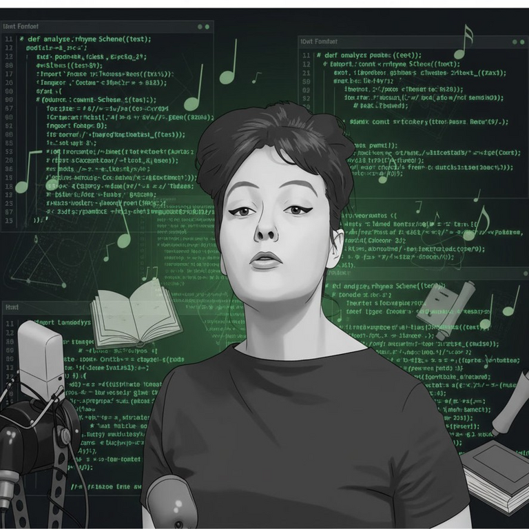 Algo distinto. Python detecta el silencio en la poesía de Bella Ajmadulina.