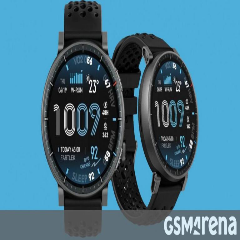 Filtración del Amazfit Active Max con batería de gran capacidad de 576 mAh