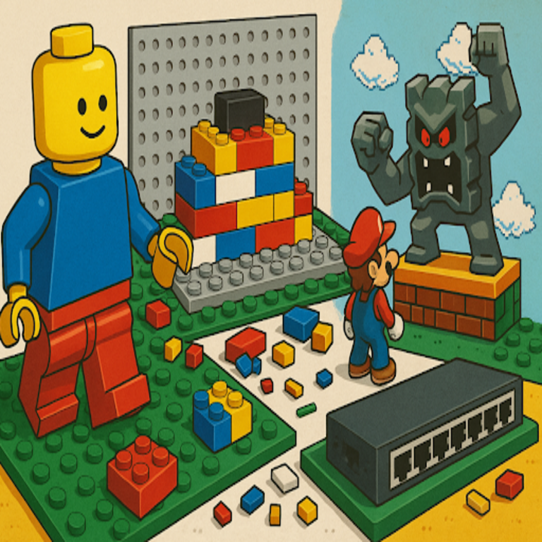 Banco Lego: Relato de la construcción de un laboratorio de pruebas universal con más de 30 dispositivos Banco Lego: Relato de la construcción de un laboratorio de pruebas universal con más de 30 dispositivos