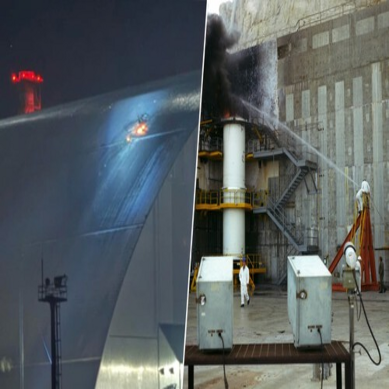 Un dron ha perforado la barrera protectora del reactor 4 en Chernóbil, lo que ahora constituye un problema oficial al no poder contener la radiación.