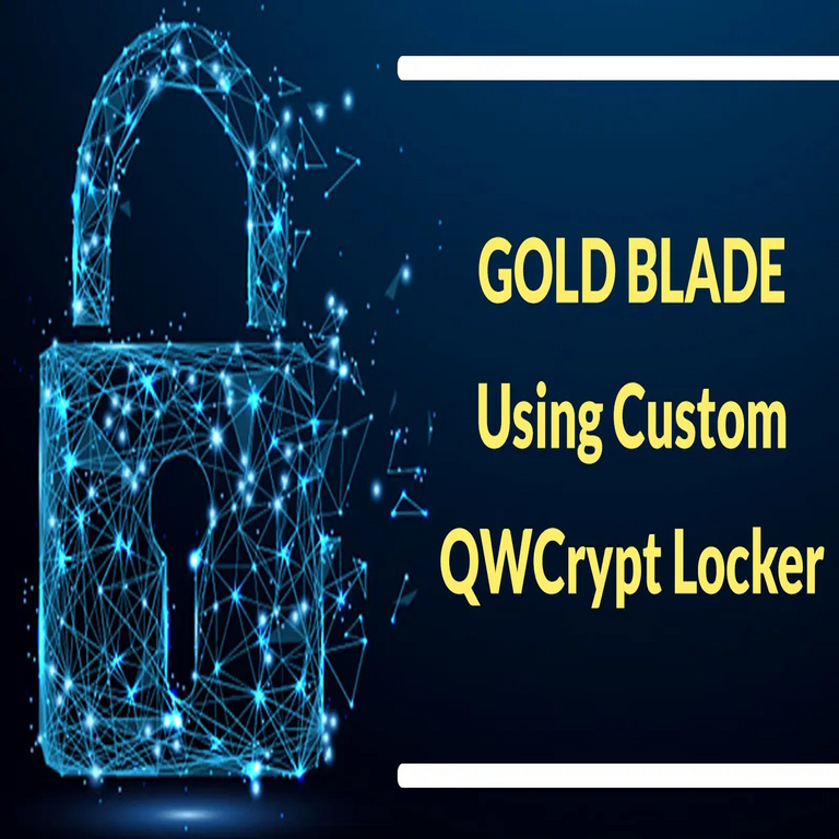 GOLD BLADE emplea un locker personalizado QWCrypt que permite la exfiltración de datos y el despliegue de ransomware. GOLD BLADE emplea un locker personalizado QWCrypt que permite la exfiltración de datos y el despliegue de ransomware.