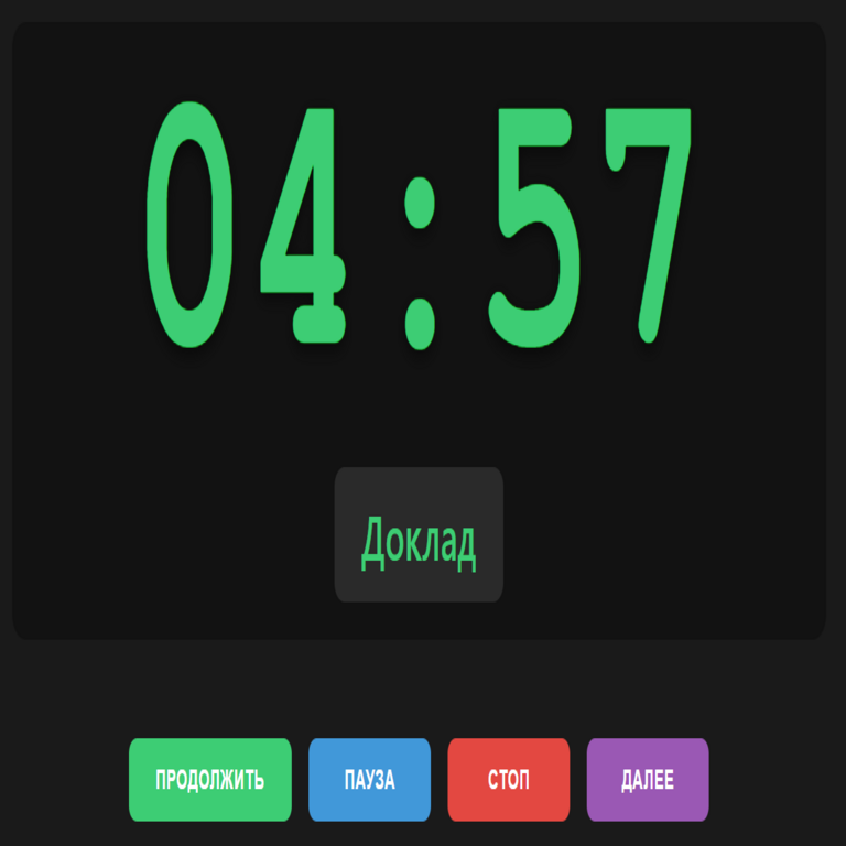 Temporizador especializado para una serie de informes.