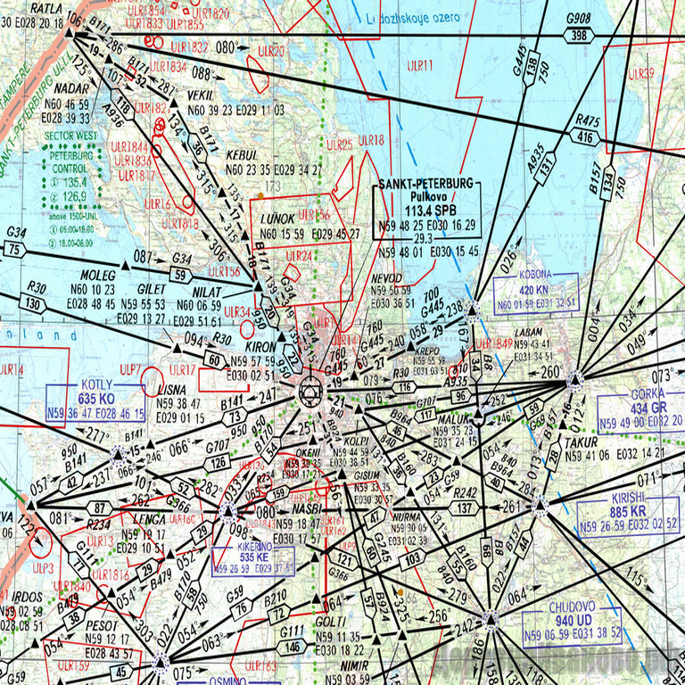 Cómo se organizan las vías aéreas en el espacio aéreo