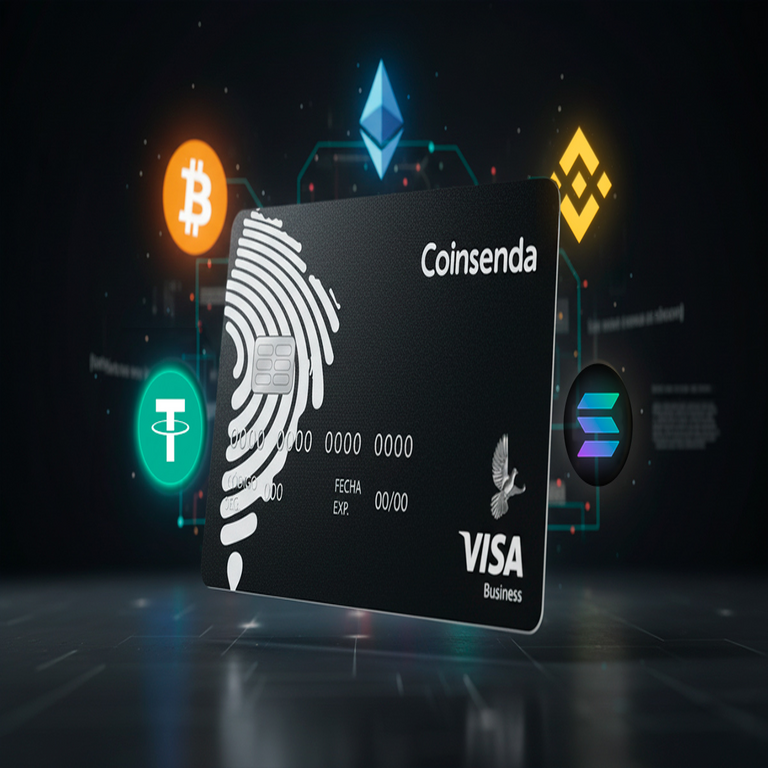 Coinsenda lanza su innovadora tarjeta Visa disponible en USD y COP, recargable mediante criptomonedas. Coinsenda lanza su innovadora tarjeta Visa disponible en USD y COP, recargable mediante criptomonedas.