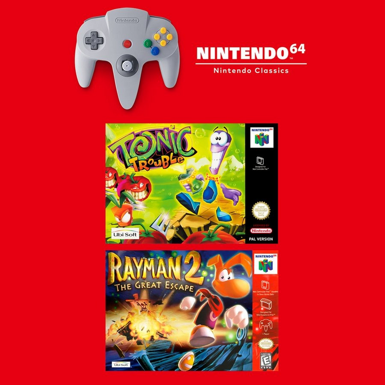 Rayman 2 y Tonic Trouble se incorporan al catálogo de Nintendo Switch Online durante este mes de diciembre. Rayman 2 y Tonic Trouble se incorporan al catálogo de Nintendo Switch Online durante este mes de diciembre.