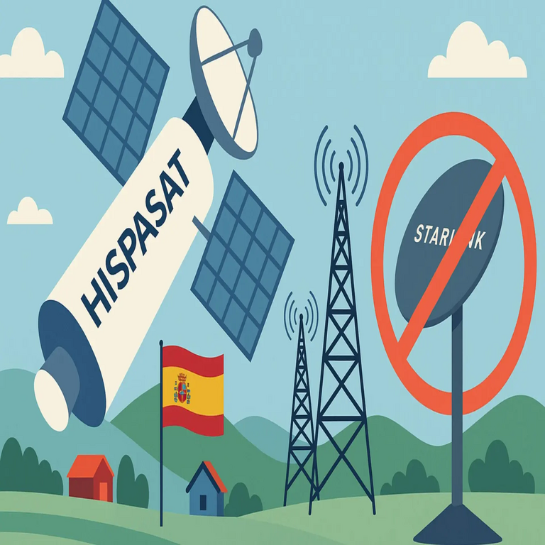 Hispasat abandona la aspiración de posicionarse como el equivalente español de Starlink, al no conseguir convencer plenamente a las operadoras.