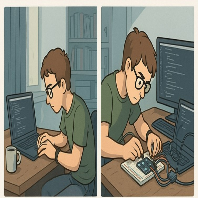 Un día en la vida de un programador de microcontroladores (o una carrera con obstáculos) Un día en la vida de un programador de microcontroladores (o una carrera con obstáculos)