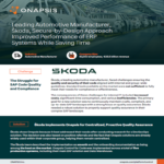 Fabricante líder de automóviles, Škoda, mejora el rendimiento de sus sistemas ERP mediante un enfoque de diseño seguro mientras ahorra tiempo.