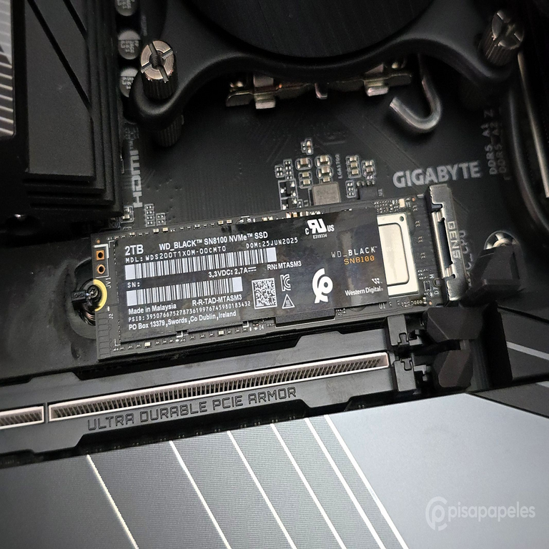 Análisis del SSD interno WD_Black SN8100 de 2 TB con interfaz PCIe 5.0