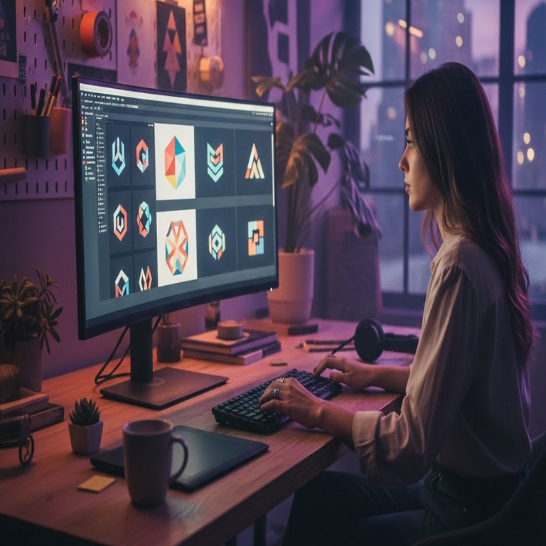 Efecto de colas difuminadas y estética retro: las 5 tendencias clave en el diseño de logotipos para 2025