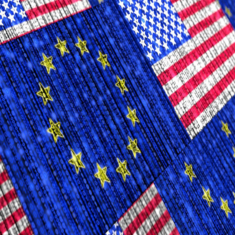 Estados Unidos advierte con medidas de represalia contra empresas europeas si la Unión Europea persiste en sus políticas. Estados Unidos advierte con medidas de represalia contra empresas europeas si la Unión Europea persiste en sus políticas.